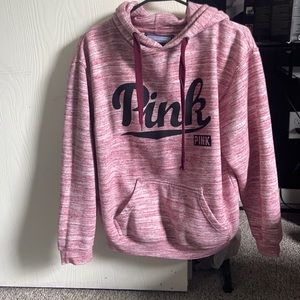 Red and white pink hoodie